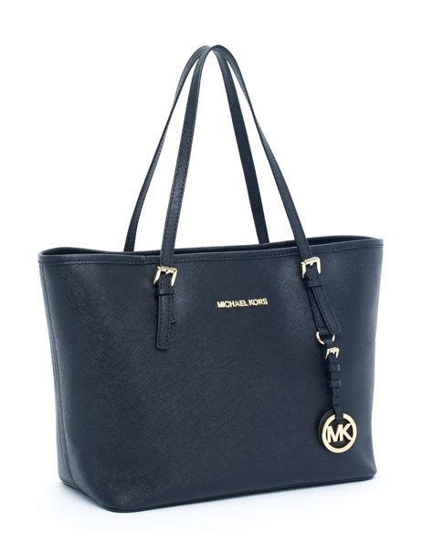 michael kors jet set travel tote schwarz|michael kors packable tote.